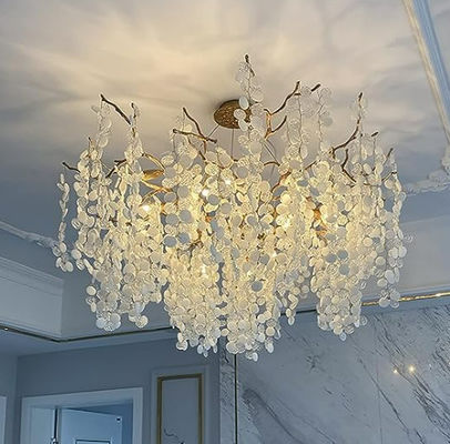 Modern Luxury Commercial Chandeliers Lighting Indoor Crystal Glass Pendant Lamp