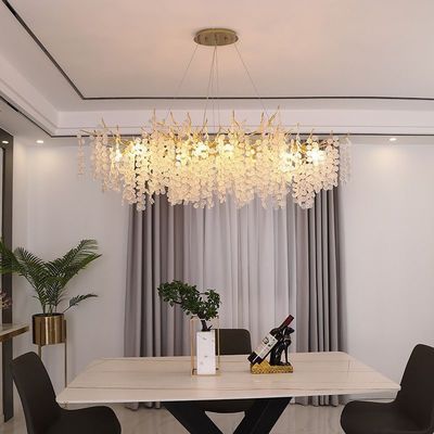 Modern Commercial Chandeliers Lighting Indoor Crystal Glass Pendant Lamp