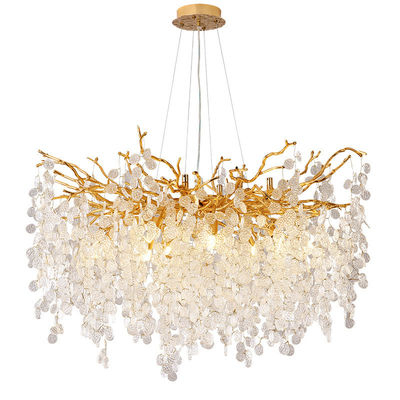 Modern Commercial Chandeliers Lighting Indoor Crystal Glass Pendant Lamp