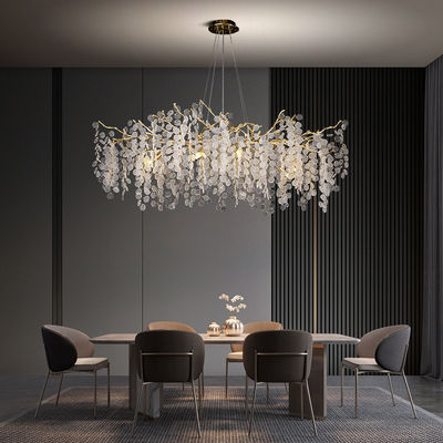 Modern Commercial Chandeliers Lighting Indoor Crystal Glass Pendant Lamp