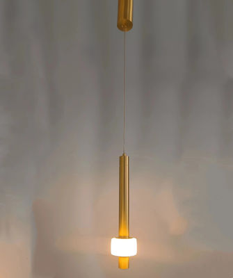 Postmodern Light Luxury Long Strip Dining Room Bedroom Bedside Bar Hotel Home Decorative Chandelier Hanging Lamp