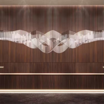 Wedding decoration Stainless steel tube chandelier can be customized contemporary hotel lobby decorated with crystal glass chandelier white chandelier