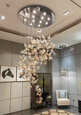 Modern Luxury Custom Large Chandelier Stair Chandelier Hotel High Ceiling Chandelier