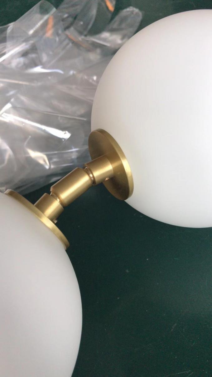 Lumière suspendue en verre à perles 4