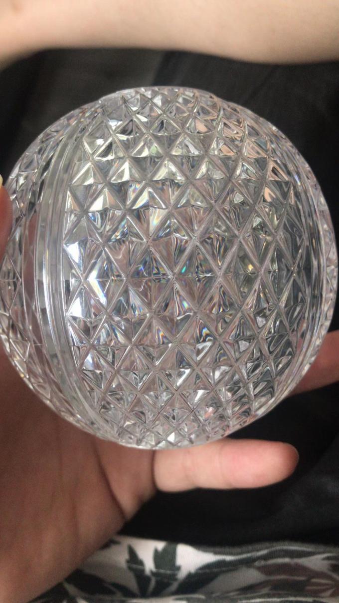 Lumière suspendue en verre à perles 6