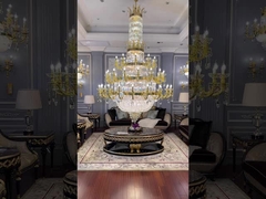 Chandelier de cristal extra-grand