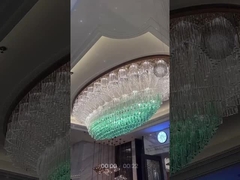 Hôtel en forme de fleur en verre personnalisé personnalité créative salle de banquet