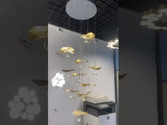 Le bouton poussoir LED 1W groupent la lumière pendante pour les appareils d'éclairage accrochants de cage d'escalier