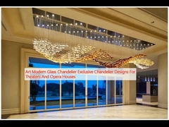 Chandelier en verre moderne d'art Des modèles exclusifs pour les théâtres et les opéra