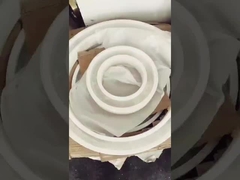 Lampe à lampe en alabaster circulaire
