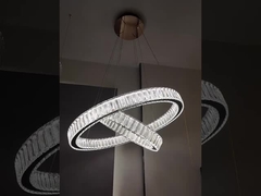 Lumières de pendentif personnalisées contemporaines claires Source lumineuse LED