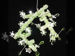 Des chandeliers uniques de grande taille Luxe Chandelier en métal cristallin Floral Luxe Elegante