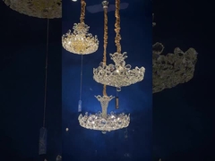 Lampe couronne lampe de cristal lumineux salon salle à manger villa hôtel lustre de cristal