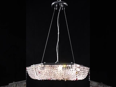 Lobby créatif de luxe lumineux Chandelier haut de gamme Chandeliers de cristal Hôtel Lobby Art Island