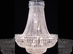Décoration de l'hôtel moderne Lobby Villa Pendant Light Custom Grand Projet Luxe Lumière de cristal LED