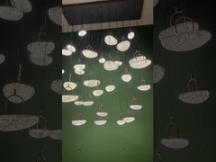 Chandelier de cristal de style moderne