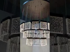 Lumière douce luminosité colorée disque de verre pendentif lumières E14 AC 110 - 250V