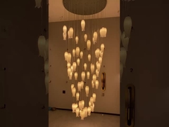 Magnolie Lumières Lustreur Salle de mariage Plafond décoration lumineuse