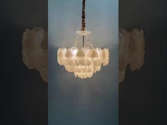 Chandelier de cristal moderne monté sur le plafond élégant et luxueux pour la décoration de la maison