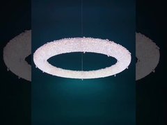 Lustre en pierre d'albâtre décoratif moderne minimaliste des lampes 80lm