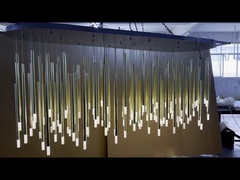 Custom Project Large Indoor Decoration Villa Commercial Mall Hall Hôtel Acrylique Led Chandelier Je suis désolé