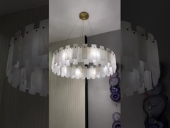 Projet de grand hôtel sur mesure Lustre de cristal de l'Empire d'or français
