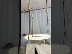 Villa Hollow Salon plein lustre en cuivre Atmosphère Lumière Luxe haut de gamme lampe à fleurs sur mesure