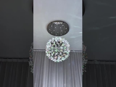 Lumière de pendentif en forme de feuille personnalisée