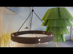 Lustre sur mesure de style postmoderne pour hall d'hôtel, centre d'affaires, grand cristal, luxe