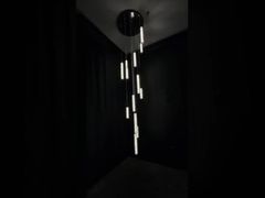 Nordic Duplex Nouveau salle à manger moderne Villa Salon Longue goutte de pluie Escalier Led Lustre
