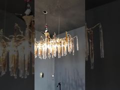 Présentation des suspensions personnalisées en verre OEM ODM, électroplacage et polissage, AC110V à 250V, pour vous