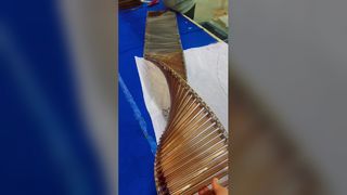 Présentez la suspension moderne de lustre en albâtre en laiton 3500K-6500K pour l'hôtel, la maison pour vous