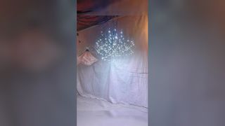 Montre : Lustre à suspension en cristal LED E14, vitrine à température de couleur réglable