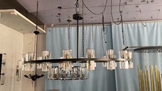 Chandelier à bougies de cristal classique haut de gamme de style européen 220-240V