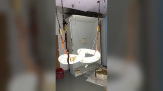 Lustres suspendus LED en albâtre de marbre espagnol de luxe de personnalisation