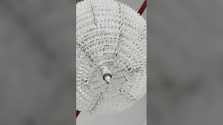 Lustre en cristal personnalisé, éclairage moderne de luxe