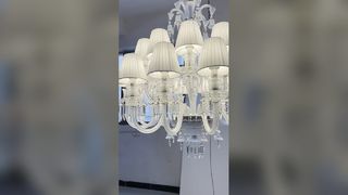 Lampe couronne lampe en cristal lumineux salon salle à manger Villa hôtel lustre en cristal