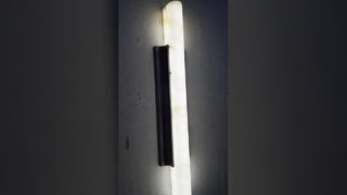 Lampes suspendues en albâtre naturel à Long cylindre, design minimaliste moderne et créatif, luminaires LED de luxe, Restau