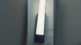 Applique murale longue linéaire en marbre et cuivre, albâtre espagnol, décoration de luxe pour la maison, montage mural