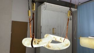 Rings circulaires modernes réglables Lustreur personnalisé Dia 50cm / 19.7inch