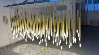 Lampe suspendue en cristal moderne, luminaire décoratif de plafond, Art occidental, luminaire teinté, luminaire d'orme, Gl