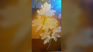 Lustre en cristal et plumes de luxe, suspension moderne en forme de feuille pour escalier et villa