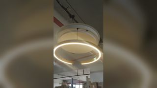 Collier Long avec connecteur de perles en marbre, lampe suspendue, perles de prière bouddhiste, décoration d'escalier Duplex