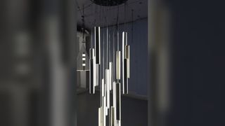 Preuve molle en verre d'usage d'éclat de plafonnier de fleur d'OEM LED