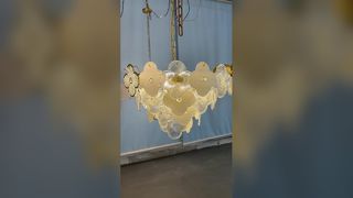 Éclairage de lustre de foyer de luxe