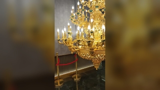 Éclairage de hall d'hôtel de luxe de lustre en cristal personnalisé