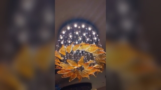 Nordique Simple lumière français salon chambre plafonnier moderne crème créative personnalité Lotus