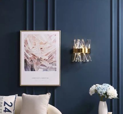 G9 E14 Lampes murales à cristaux modernes 6000K 3000K