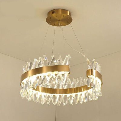 Lumière de plafond K9 Lumière de plafond moderne Lustre de cristal 4500K 6500K