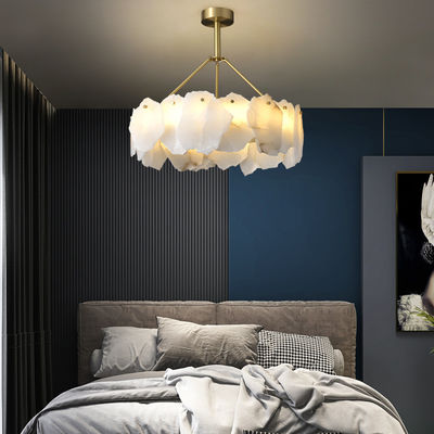 lampe pendante de chambre à coucher de 240V 60Hz de dolomite naturelle pendante de luxe de plafonniers